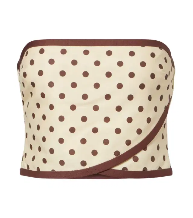 Posse Bowie linen and cotton crop top