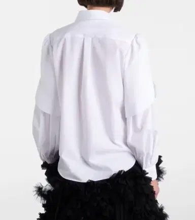 Noir Kei Ninomiya Embellished cotton shirt | Thumbnail 2
