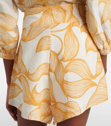 Adriana Degreas Foliage printed wide-leg shorts | Thumbnail 5