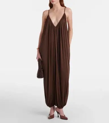 ADRIANA DEGREAS Draped jumpsuit | Thumbnail 3