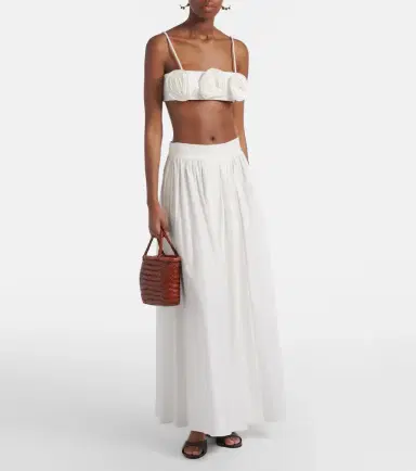 Adriana Degreas Cotton maxi skirt | Thumbnail 4