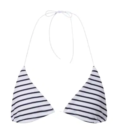 Jade Swim Micro Via striped bikini top | Thumbnail 1