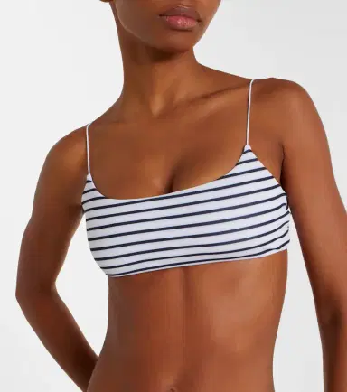 Jade Swim Micro Muse striped bikini top | Thumbnail 2