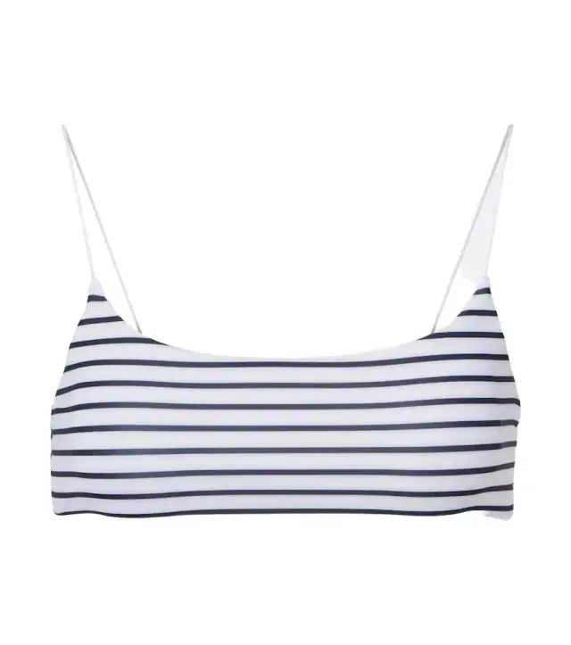 Micro Muse striped bikini top