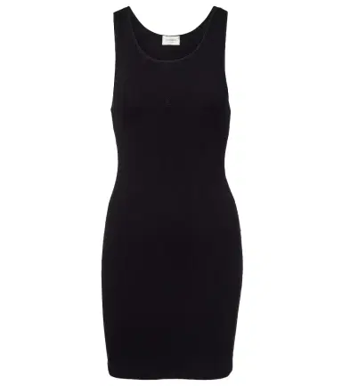 Saint Laurent Cassandre cotton jersey minidress | Thumbnail 1