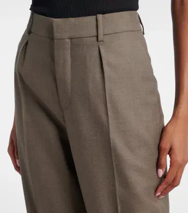 Saint Laurent Wool straight pants | Thumbnail 4 Saint Laurent Wool straight pants | Thumbnail 4