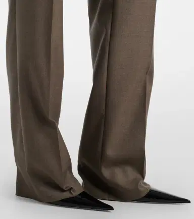 Saint Laurent Wool straight pants | Thumbnail 6 Saint Laurent Wool straight pants | Thumbnail 6