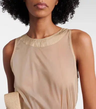 Saint Laurent Semi-sheer midi dress | Thumbnail 2