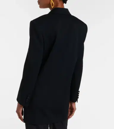 Saint Laurent Double-breasted oversized wool blazer | Thumbnail 5