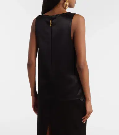 Saint Laurent Cassandre satin top | Thumbnail 5