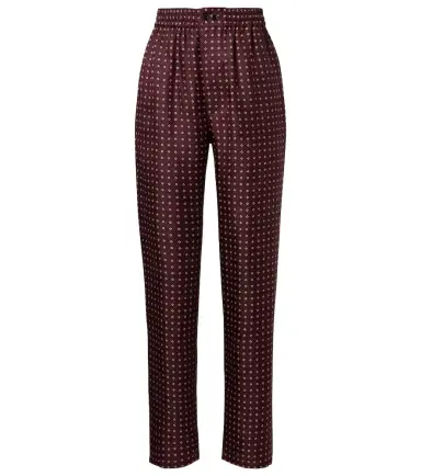 Saint Laurent Printed silk satin pajama pants | Thumbnail 1