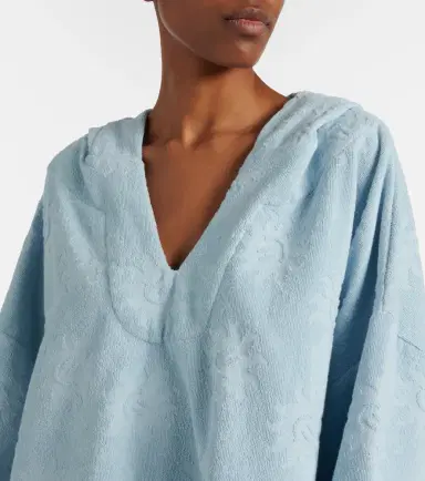Hunza G Hooded cotton terry poncho | Thumbnail 4