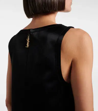 Saint Laurent Satin minidress | Thumbnail 3