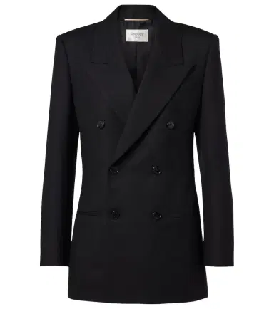 Saint Laurent Double-breasted wool blazer | Thumbnail 1 Saint Laurent Double-breasted wool blazer | Thumbnail 1