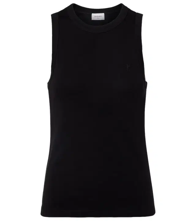 Cassandre ribbed-knit cotton tank top