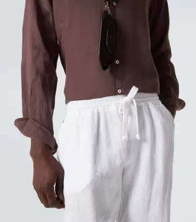 FEDELI Bonifacio linen tapered pants | Thumbnail 2 FEDELI Bonifacio linen tapered pants | Thumbnail 2