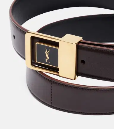 Saint Laurent Cassandre leather belt | Thumbnail 2