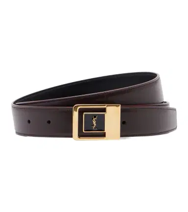 Saint Laurent Cassandre leather belt | Thumbnail 1