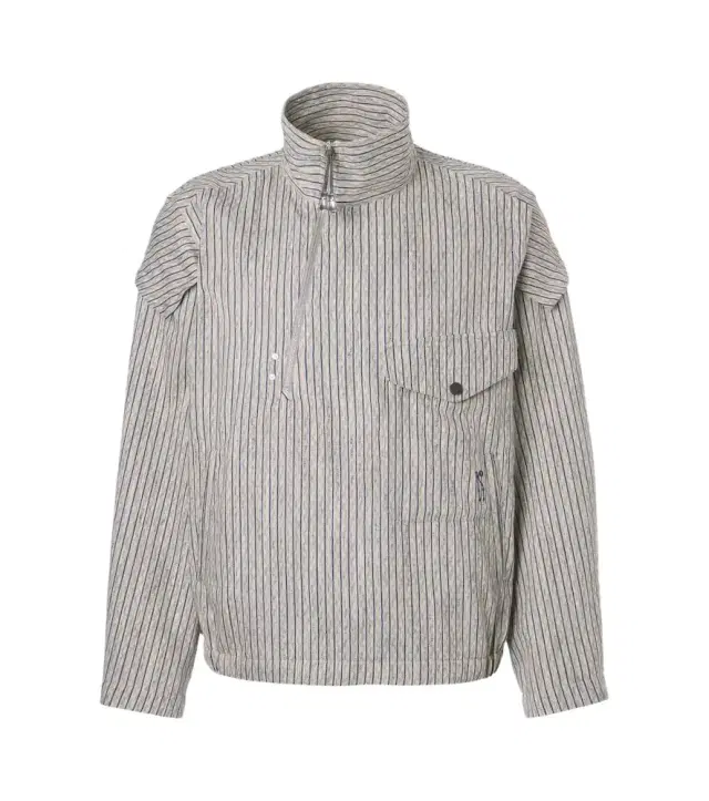 Kiko Kostadinov Farkas cotton and linen-blend jacket