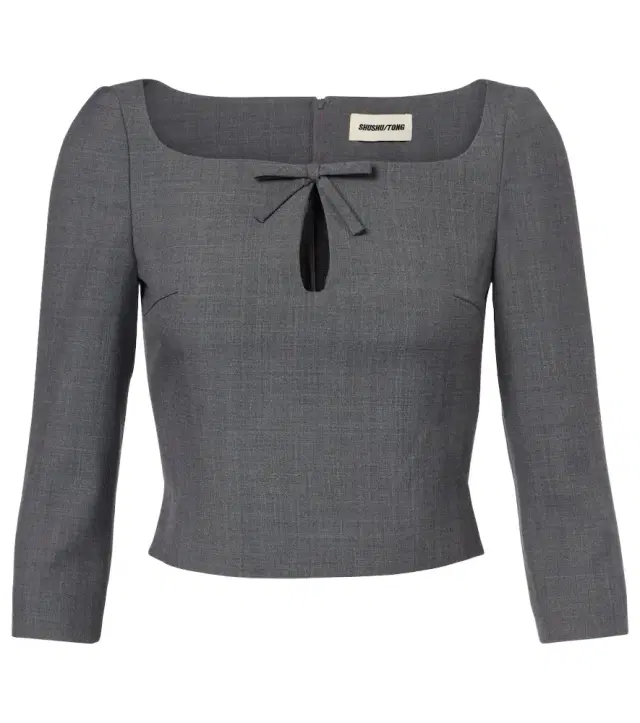 Shushu/Tong Bow-detail cutout top