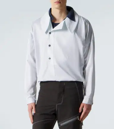 Kiko Kostadinov Kest striped cotton shirt | Thumbnail 4