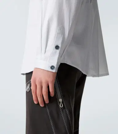 Kiko Kostadinov Kest striped cotton shirt | Thumbnail 6