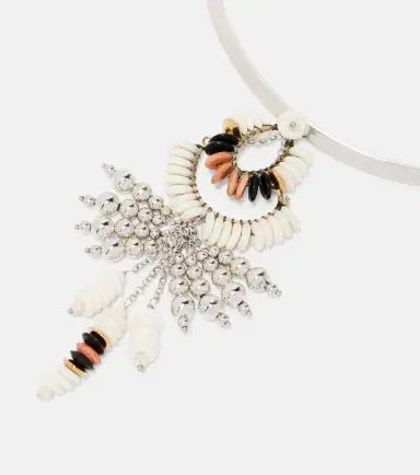 Isabel Marant Lyna beaded pendant necklace | Thumbnail 3