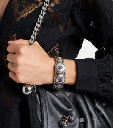 Isabel Marant Lam embellished cuff bracelet | Thumbnail 4