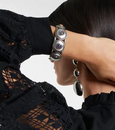 Isabel Marant Lam embellished cuff bracelet | Thumbnail 5