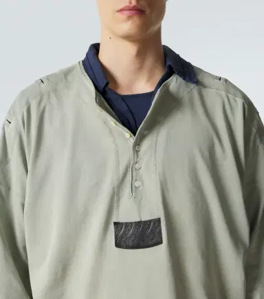 Kiko Kostadinov Sargo cotton Henley shirt | Thumbnail 2