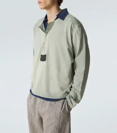 Kiko Kostadinov Sargo cotton Henley shirt | Thumbnail 5