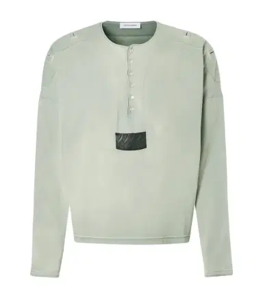 Kiko Kostadinov Sargo cotton Henley shirt | Thumbnail 1
