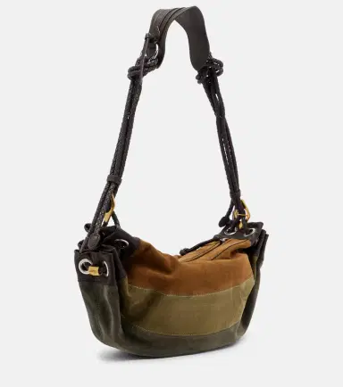 Isabel Marant Maia Medium patchwork suede shoulder bag | Thumbnail 2 Isabel Marant Maia Medium patchwork suede shoulder bag | Thumbnail 2