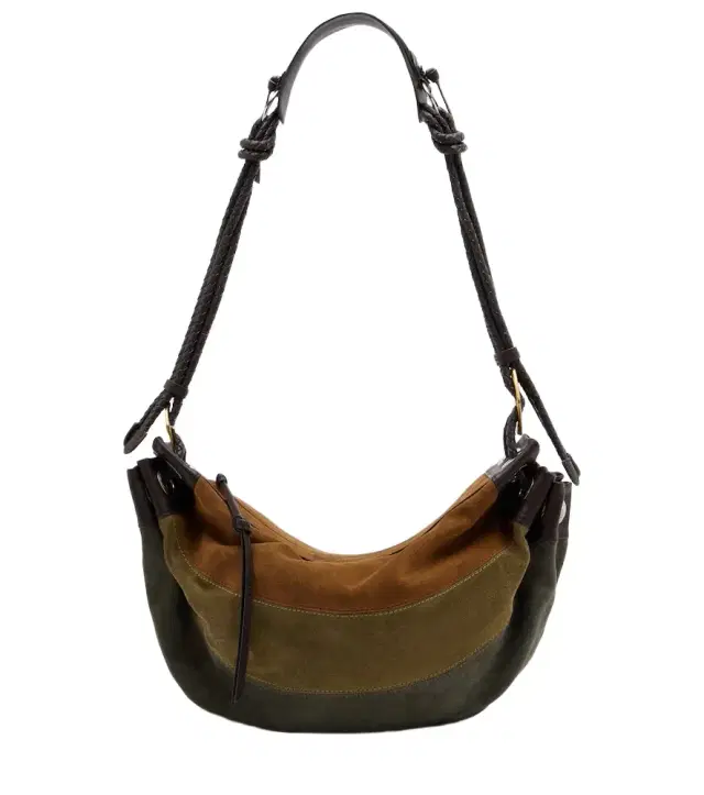 Isabel Marant Maia Medium patchwork suede shoulder bag