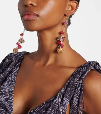 Isabel Marant Catalina embellished drop earrings | Thumbnail 5