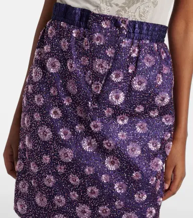 Jacques Wei Floral sequined pencil skirt | Thumbnail 5