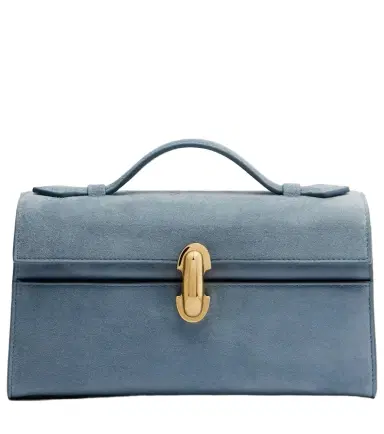 Savette Symmetry Pochette Mini suede top-handle bag | Thumbnail 1