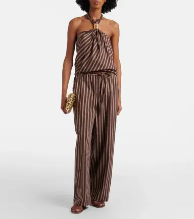 Jacques Wei Gathered striped cotton-blend top | Thumbnail 4 Jacques Wei Gathered striped cotton-blend top | Thumbnail 4