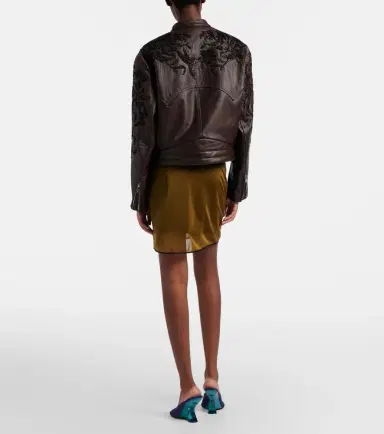 Jacques Wei Beaded floral miniskirt | Thumbnail 4 Jacques Wei Beaded floral miniskirt | Thumbnail 4