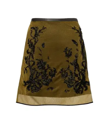 Jacques Wei Beaded floral miniskirt | Thumbnail 1 Jacques Wei Beaded floral miniskirt | Thumbnail 1