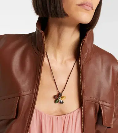 Zimmermann Norma 16kt gold-plated pendant necklace | Thumbnail 4