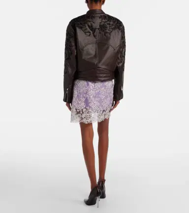 Jacques Wei Embellished lace miniskirt | Thumbnail 3 Jacques Wei Embellished lace miniskirt | Thumbnail 3