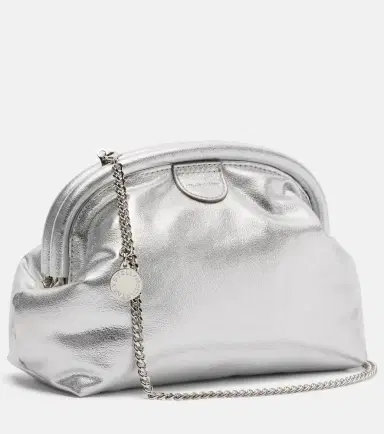 Stella McCartney Falabella padded metallic clutch | Thumbnail 2 Stella McCartney Falabella padded metallic clutch | Thumbnail 2
