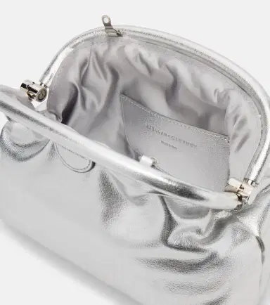 Stella McCartney Falabella padded metallic clutch | Thumbnail 3 Stella McCartney Falabella padded metallic clutch | Thumbnail 3