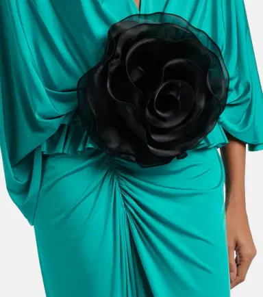 Jacques Wei Floral-appliqué jersey maxi dress | Thumbnail 4 Jacques Wei Floral-appliqué jersey maxi dress | Thumbnail 4