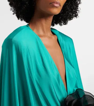 Jacques Wei Floral-appliqué jersey maxi dress | Thumbnail 5 Jacques Wei Floral-appliqué jersey maxi dress | Thumbnail 5