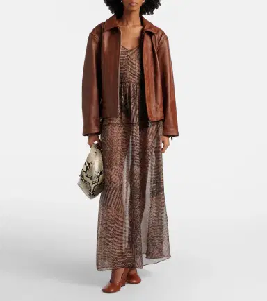 Jacques Wei Printed semi-sheer silk maxi dress | Thumbnail 2