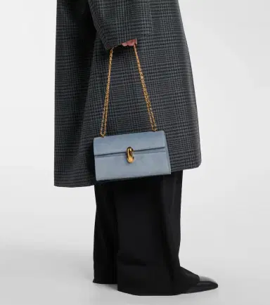 Savette Symmetry Chain Mini suede crossbody bag | Thumbnail 4