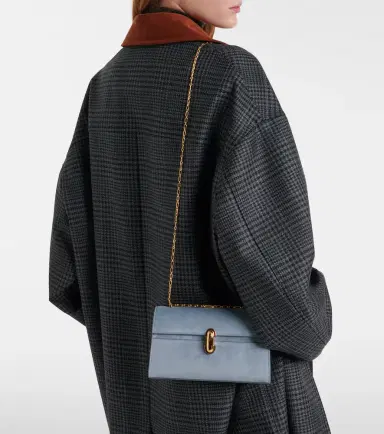 Savette Symmetry Chain Mini suede crossbody bag | Thumbnail 5