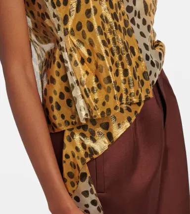 Jacques Wei Silk-blend lamé top | Thumbnail 2 Jacques Wei Silk-blend lamé top | Thumbnail 2